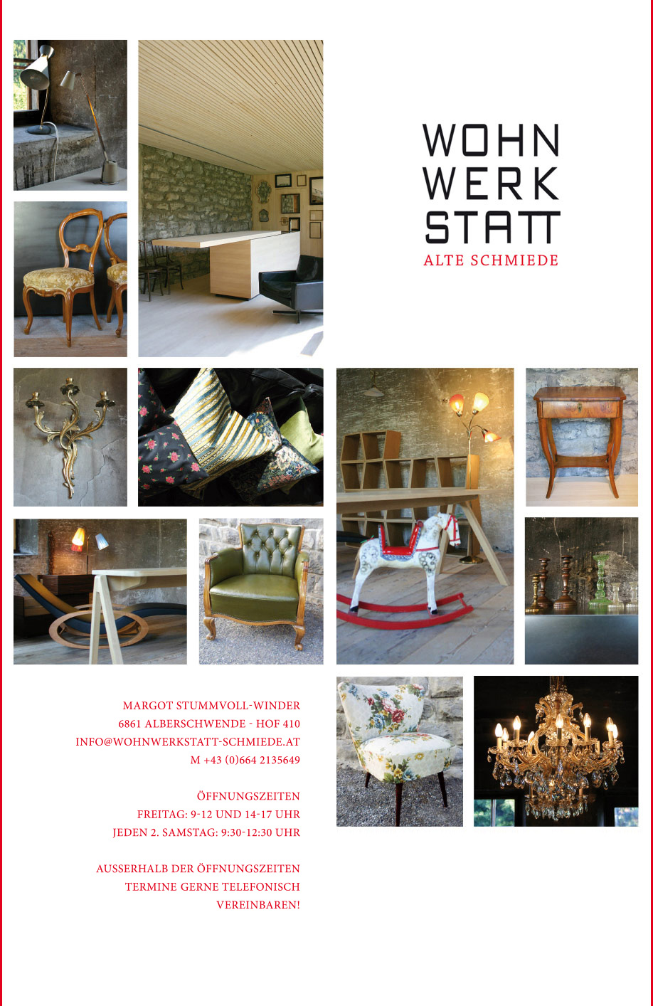 Wohnwerkstatt-Schmiede, Margot Stumvoll-Winder